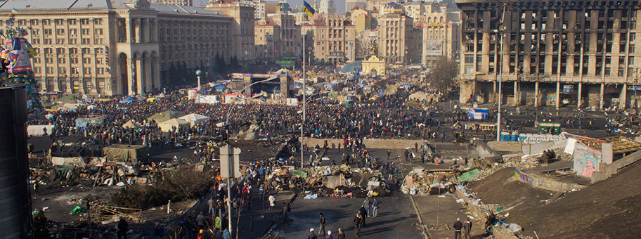 Euromaidan in Kiew, 21. Februar 2014.