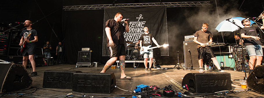 Die Punkband «Feine Sahne Fischfilet» am 32.