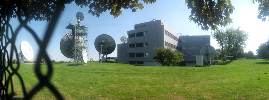 Satelliten-Abhör-Anlage des BND in Schöningen, Niedersachsen.