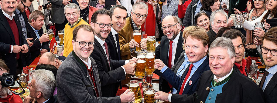 Martin Schulz am 1. März 2017 in Vilshofen, Bayern.