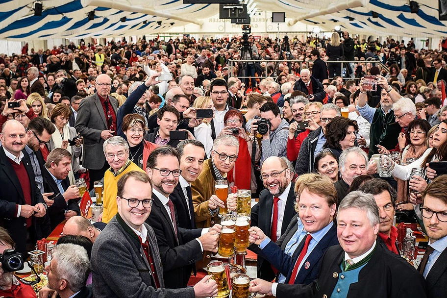 Martin Schulz am 1. März 2017 in Vilshofen, Bayern.