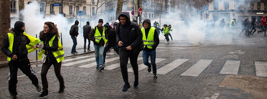 Proteste der Gilets Jaunes in Paris, 8. Dezember 2018.