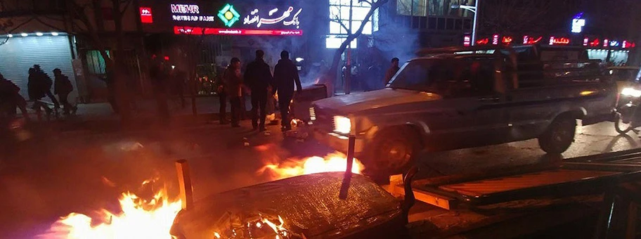 Gewaltsame Proteste im Iran, Januar 2018.