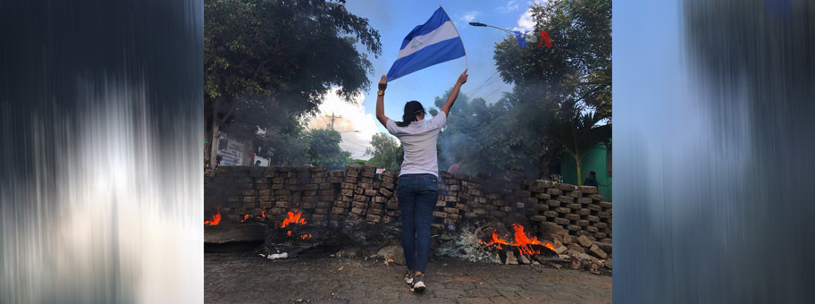 Gewaltsame Proteste in Nicaragua, April 2018.