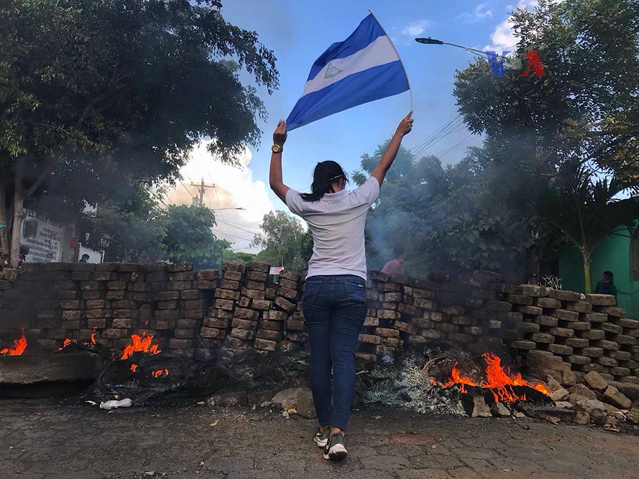 Gewaltsame Proteste in Nicaragua, April 2018.