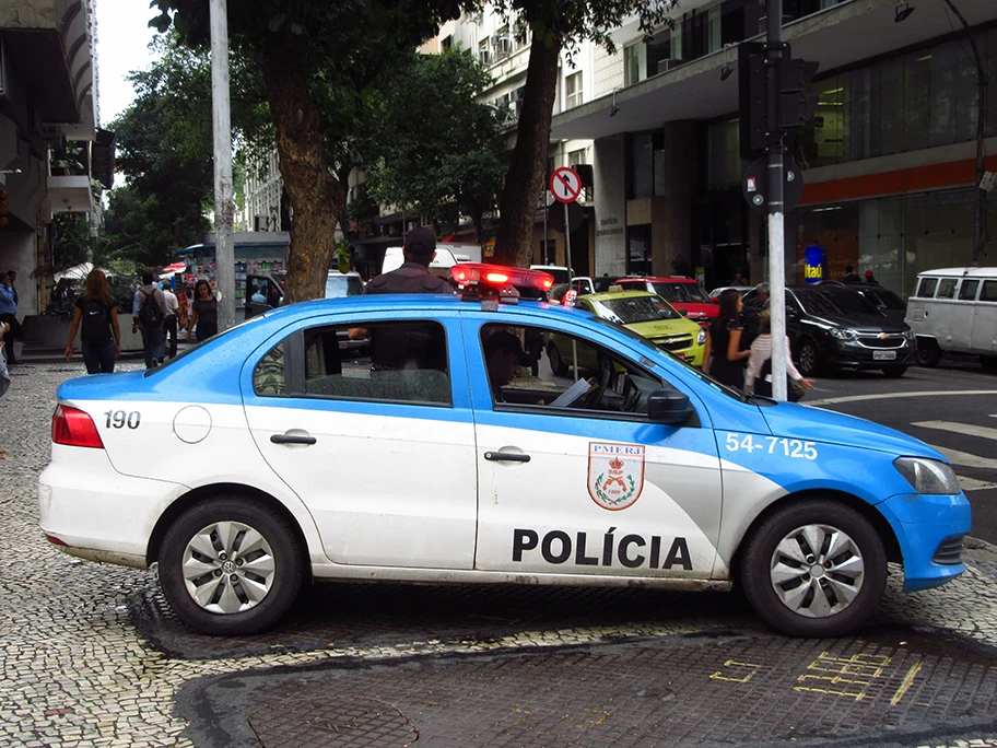 In den Strassen von Rio de Janeiro.