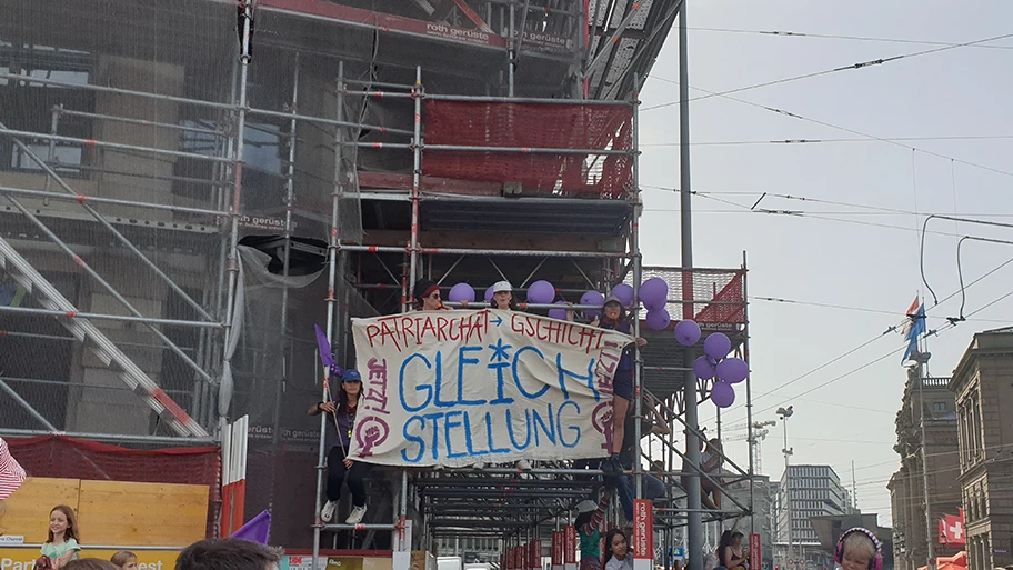 Frauenstreiktag in Zürich, Juni 2019.