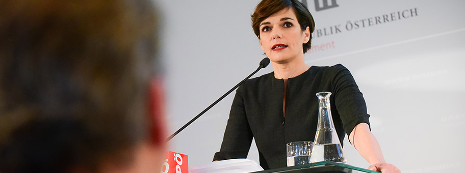 SPÖ-Parteivorsitzende Pamela Rendi-Wagner, Januar 2019.