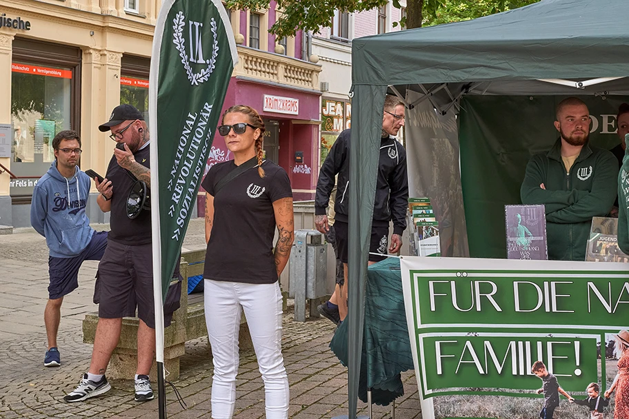 Kundgebung der neofaschistischen Partei 