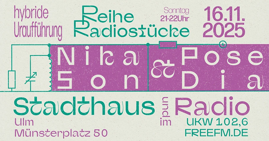 Beeinflusst von Musique Concrète und den Aussenrändern elektronischer Musik, spielt Nika Breithaupt alias Nika Son mit modifizierten und fragmentierten Fieldrecordings.