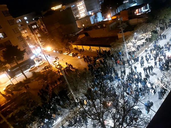 Demonstrationen am 19. Januar 2026 in der iranischen Stadt Neyshabur.