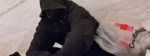 Migrant nach der Landung auf den kanarischen Inseln in Spanien.