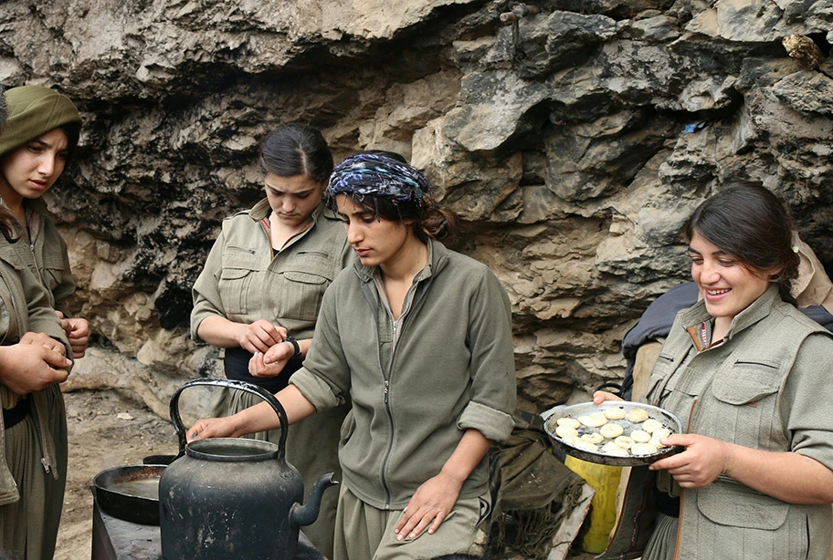 Kämpferinnen der PKK.