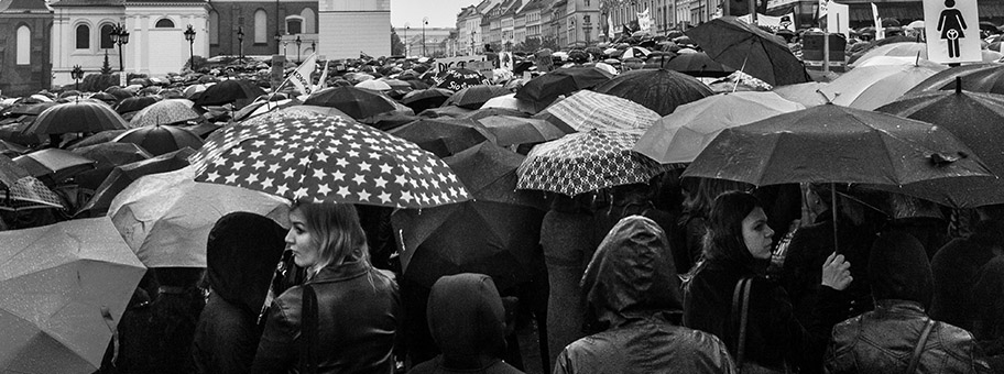 #blackprotest - #czarnyprotest, Warschau 2016.