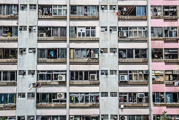 Wohnblock in Hongkong.