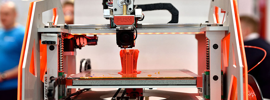 3D-Drucker auf der CeBIT 2016 in Hannover.