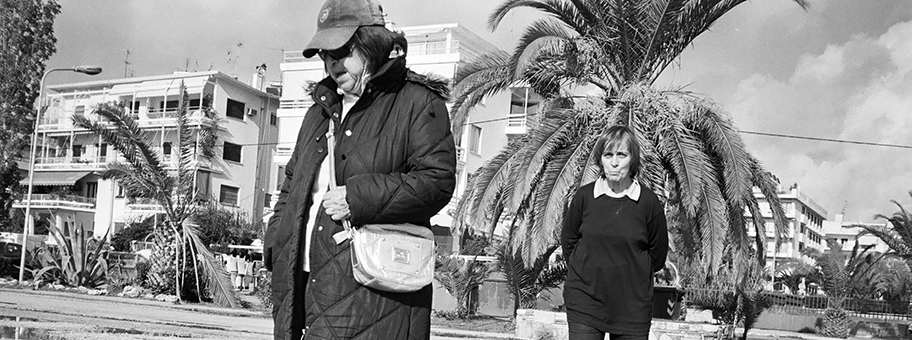 Auf der Strasse in Glyfada, Griechenland.