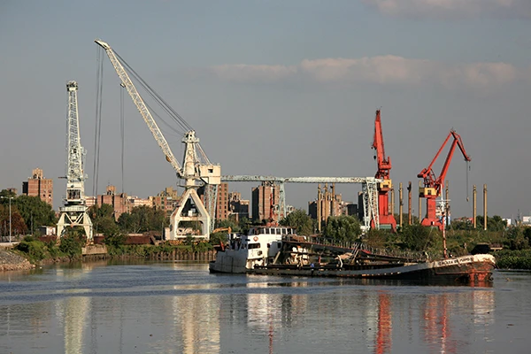 Die Hafenanlage «Puerto La Boca» in Buenos Aires, Argentinien.