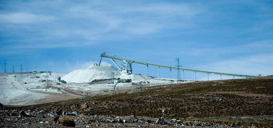 Mine in den Collahuasi Highlands in Chile.