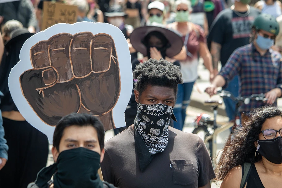 BLM-Demonstration in Oregon, Mai 2020.