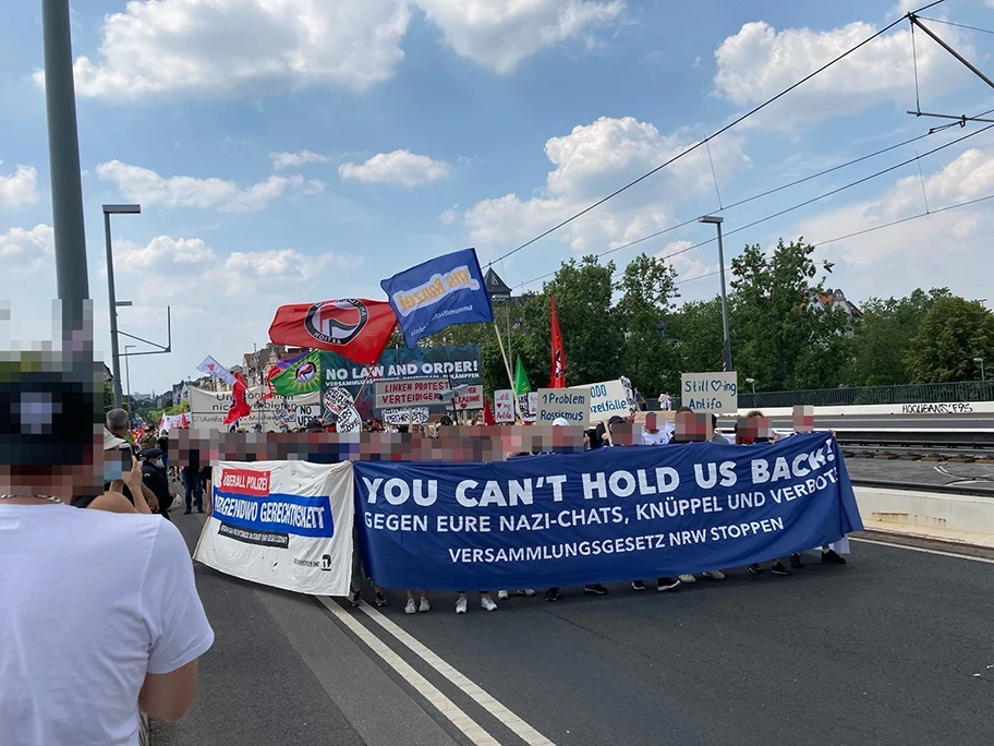 Demonstration am 26.06.2021 in Düsseldorf.