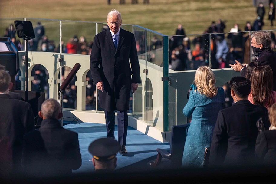 Amtseinführung von Joe Biden in Washington, 20. Januar 2021.