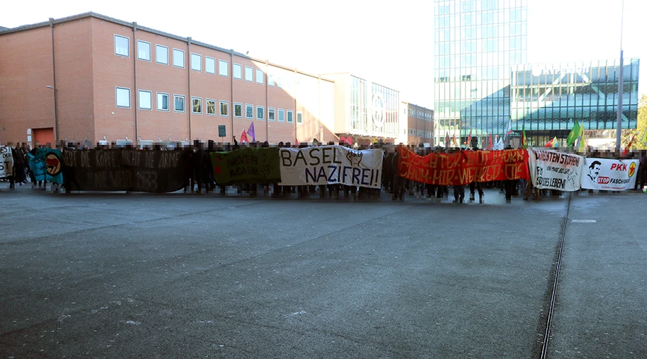 Antifa-Demo vom Samstag in Basel.