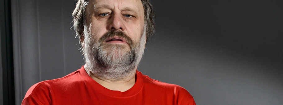 Der slowenische Philosoph Slavoj Žižek am Subversive Festival in Zagreb.