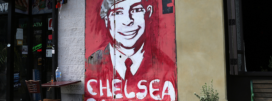 Chelsea Manning-Mural in New York City.