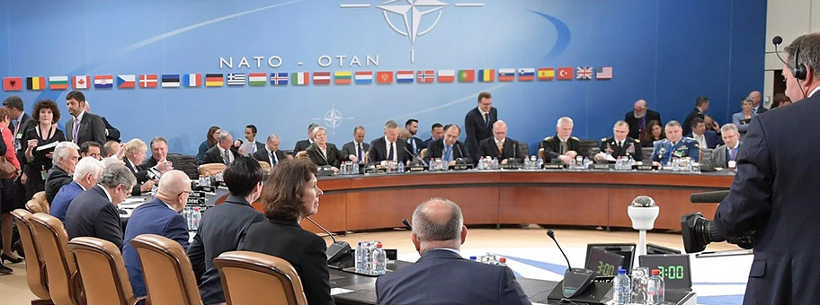 NATO-Treffen in Brüssel. April 2018.