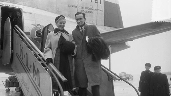 Der britische Filmregisseur David Lean in Amsterdam, 19. Dezember 1952.