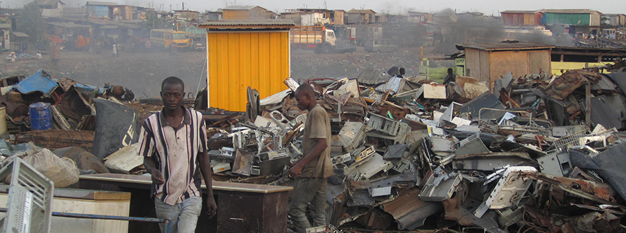 Auf der Müllhalde von Agbogbloshie in Accra, der Hauptstadt von Ghana.