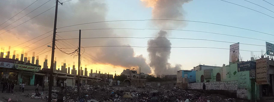 Luftangriff auf Sana'a, Juni 2015.