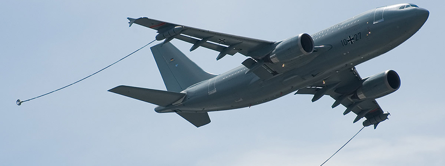 Ein A310-Tankflugzeug der Luftwaffe.