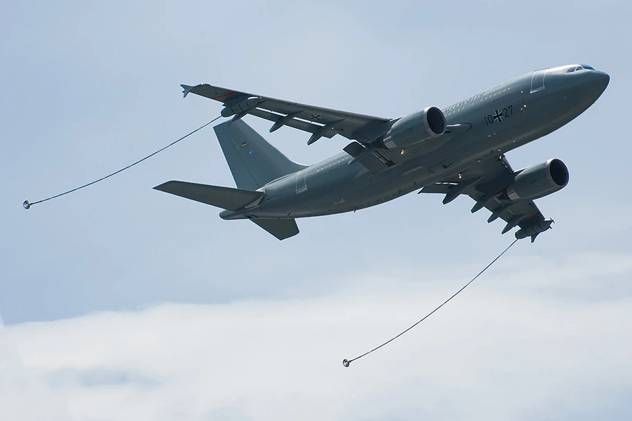 Ein A310-Tankflugzeug der Luftwaffe.