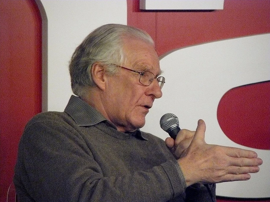 Der französische Philosoph Alain Badiou an der École Normale Supérieure (ENS) in Paris, Februar 2010.