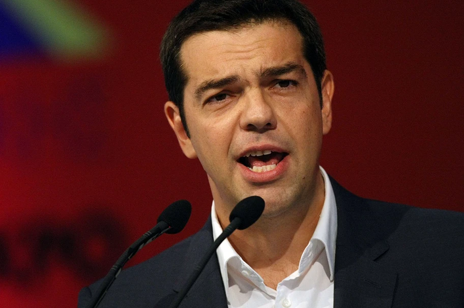 Alexis Tsipras, Parteipräsident von Syriza.