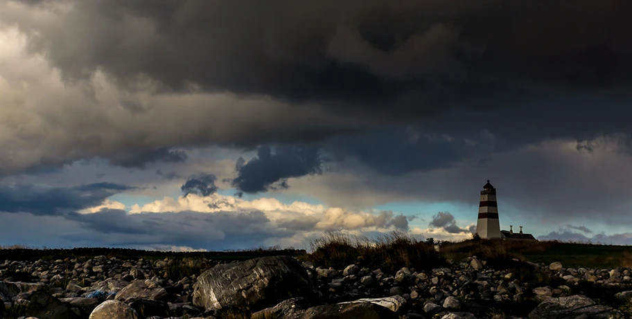 Alnes fyr, Giske in Norwegen.