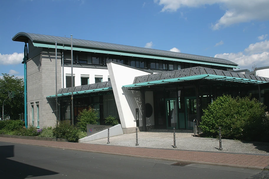 Gebäude des Amtsgerichts Alsfeld, Landgraf-Hermann-Strasse 1 in Alsfeld.