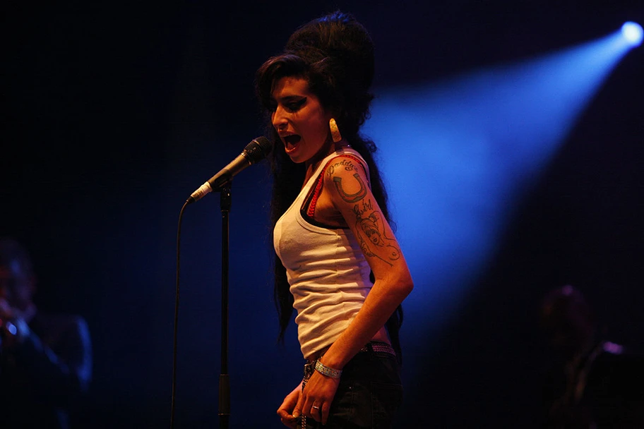 Amy Winehouse am Eurockéennes de Belfort am 29. Juni 2007.