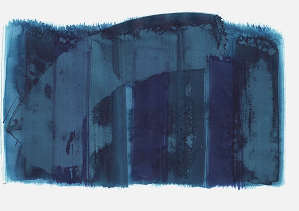 "An Lili Perlstein", 2019, Tusche auf Papier, 48 x 36cm“; ©: Konstanze Sailer