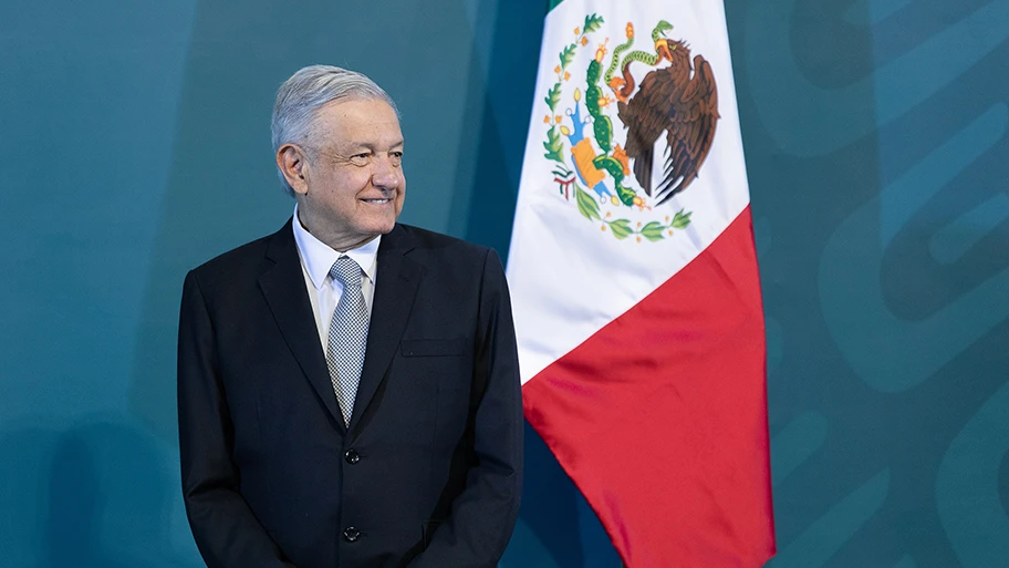 Mexikos Präsident López Obrador, Juni 2020.