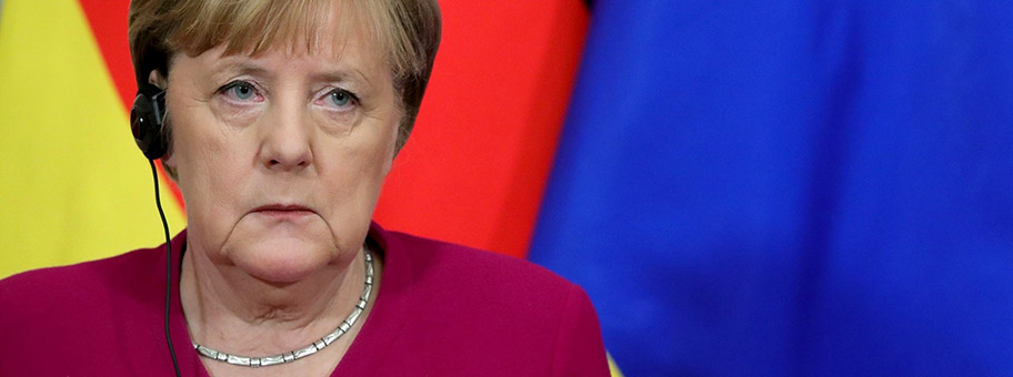Die deutsche Kanzlerin Angela Merkel, Januar 2020.