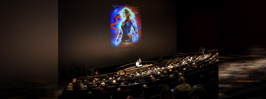 Screening von «Captain Marvel» im Pentagon, März 2019.