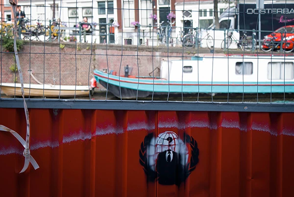 Anonymous Spray in Amsterdam.