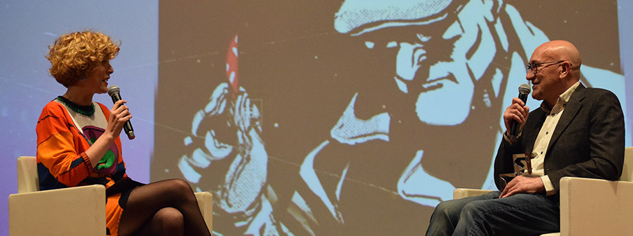 Antonio Altarriba am Comic Festival von Barcelona, April 2019.