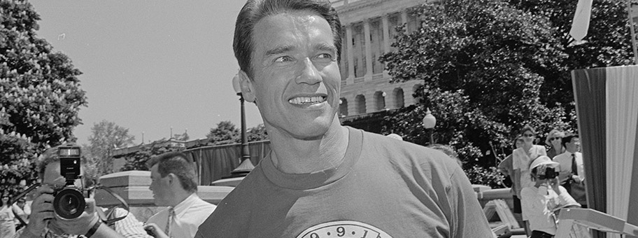 Arnold Schwarzenegger in Washington, Mai 1991.