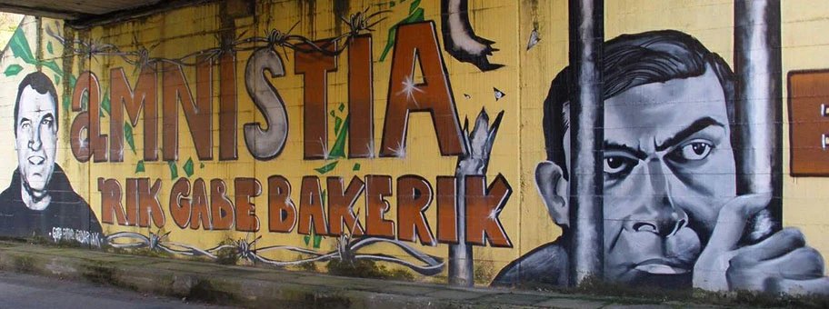 Graffiti zur Unterstützung der ETA-Gefangenen.