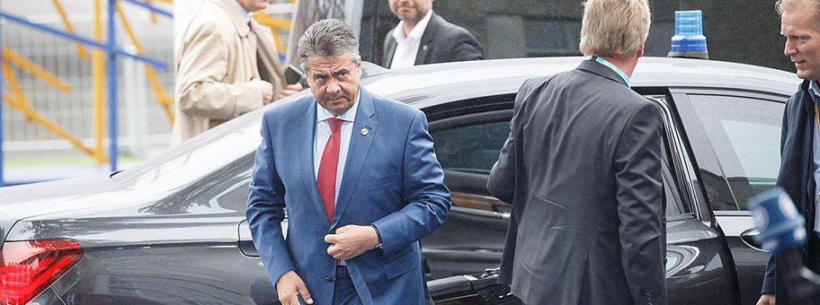 Der deutsche Aussenminister Sigmar Gabriel, September 2017.