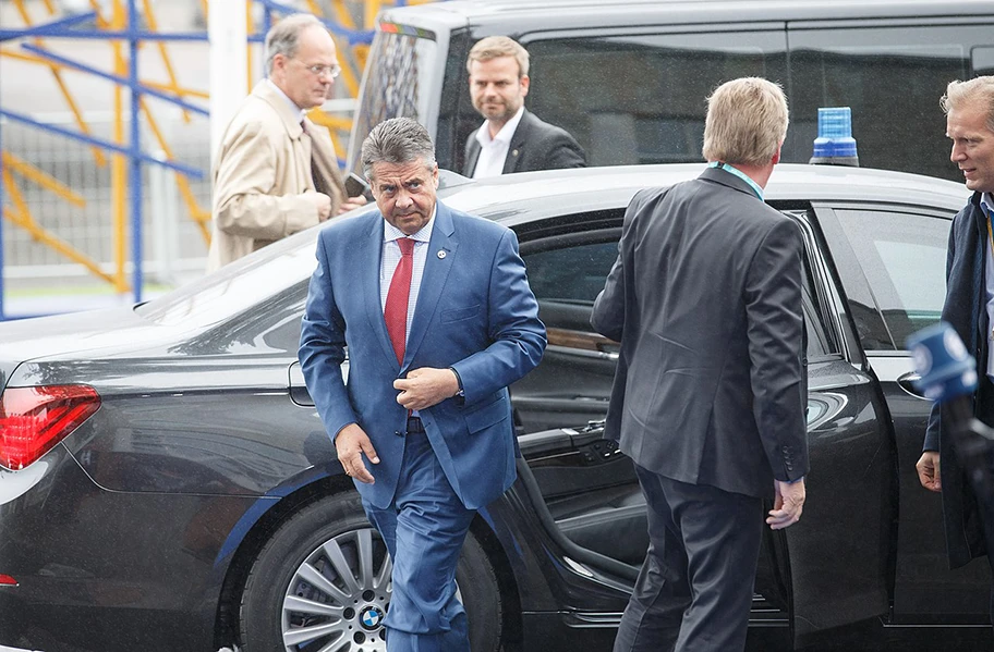 Der deutsche Aussenminister Sigmar Gabriel, September 2017.